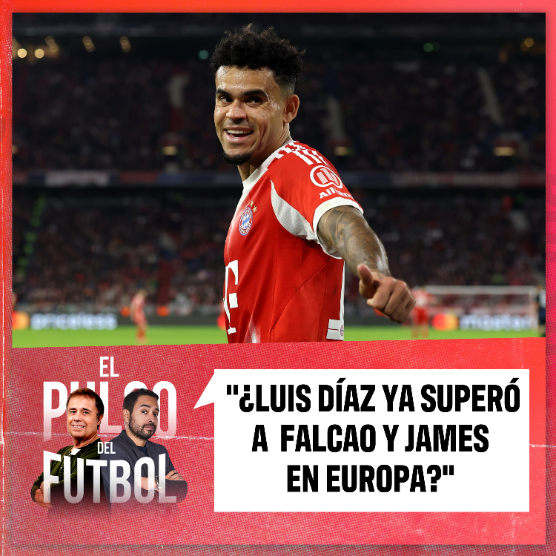 Imagen de ¿Luis Díaz ya superó a  Falcao y James en Europa?