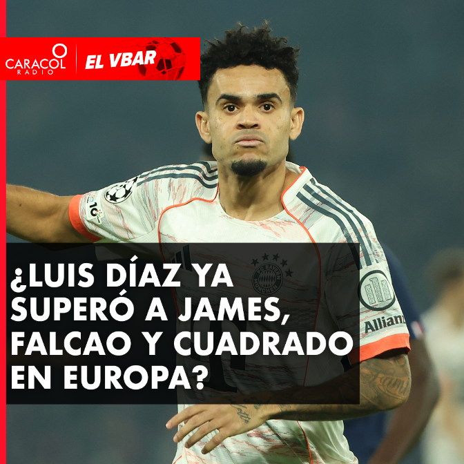 Imagen de ¿Luis Díaz ya superó a James, Falcao y Cuadrado en Europa?