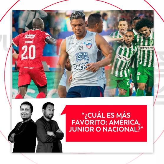 Imagen de ¿Cuál es más favorito: América, Junior o Nacional? El Pulso del Fútbol, 20 de abril de 2026
