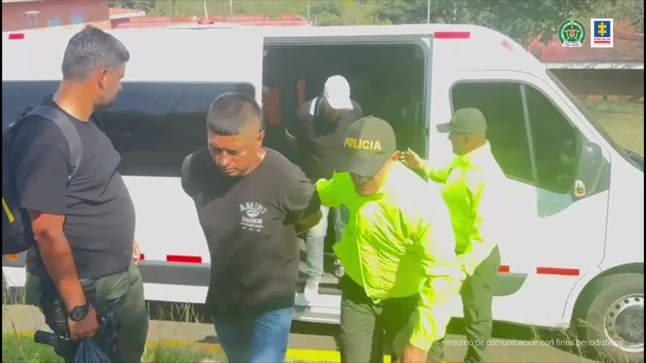 A la cárcel alias el Zarco líder banda criminal que delinque en el eje  cafetero y Valle